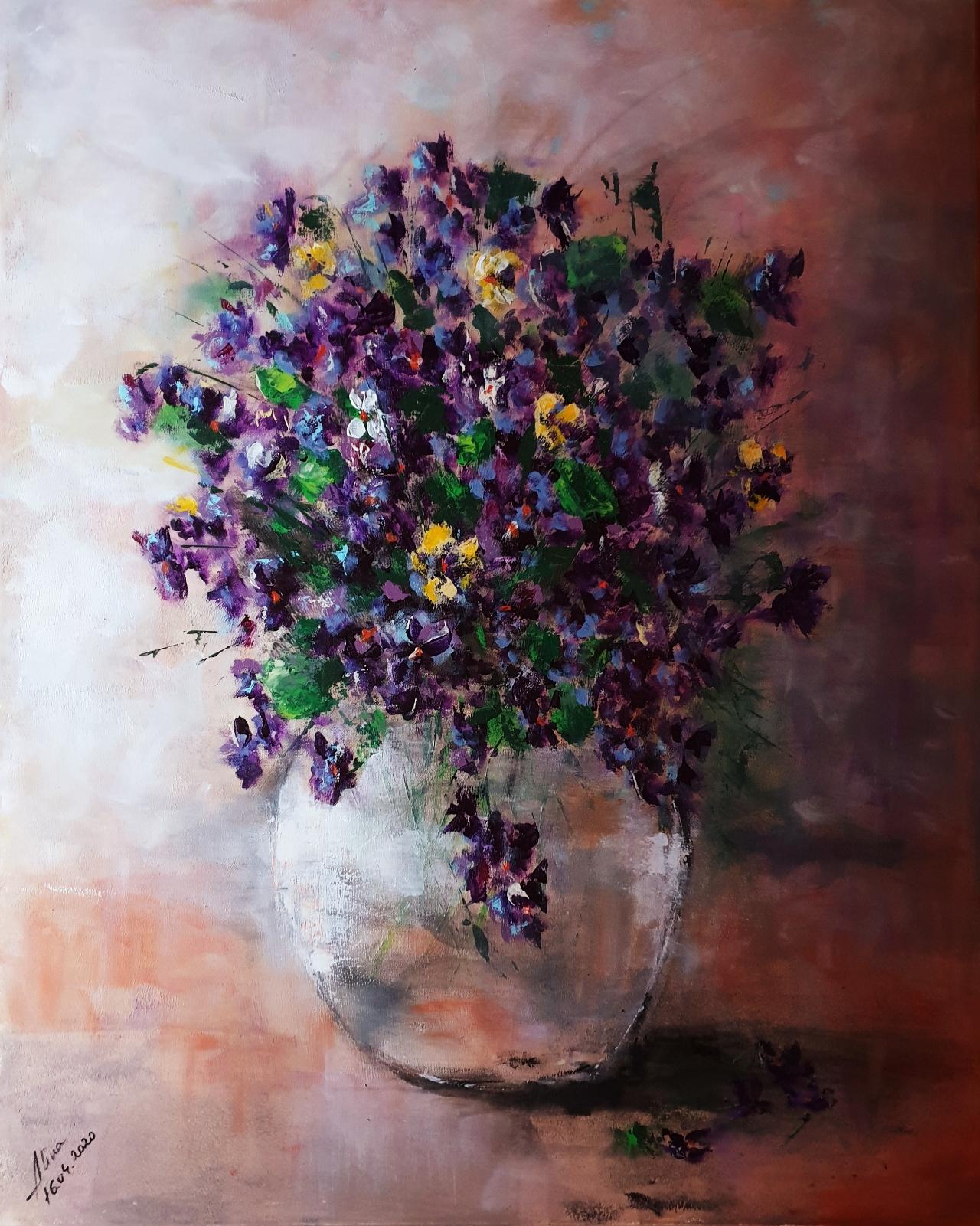 ArteDiAlina.com painting: Little talks